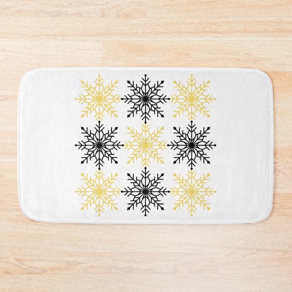 Item preview, Black and Gold Snowflakes designed and sold by Calli_Designs.