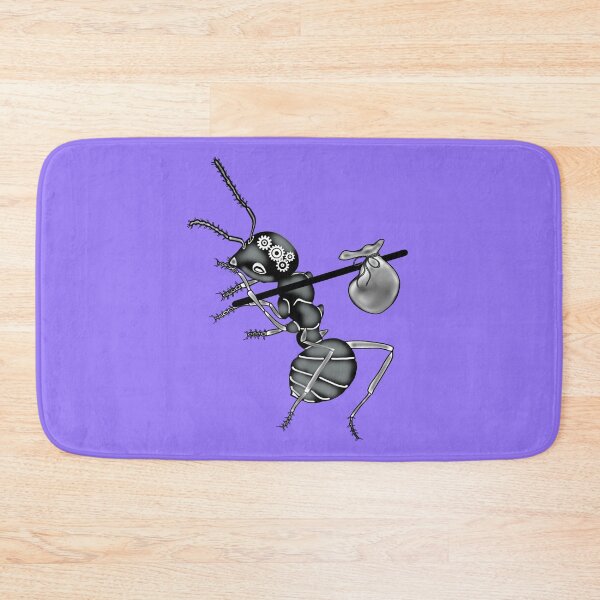 Item preview, Working ant, purple background designed and sold by Osher-BioArt.