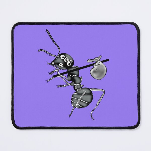 Item preview, Working ant, purple background designed and sold by Osher-BioArt.