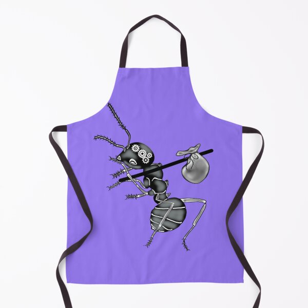 Item preview, Working ant, purple background designed and sold by Osher-BioArt.