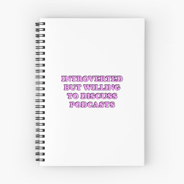 Item preview, Introverted But Willing To Discuss Podcasts - Funny Podcaster designed and sold by Inspirationmotivation.