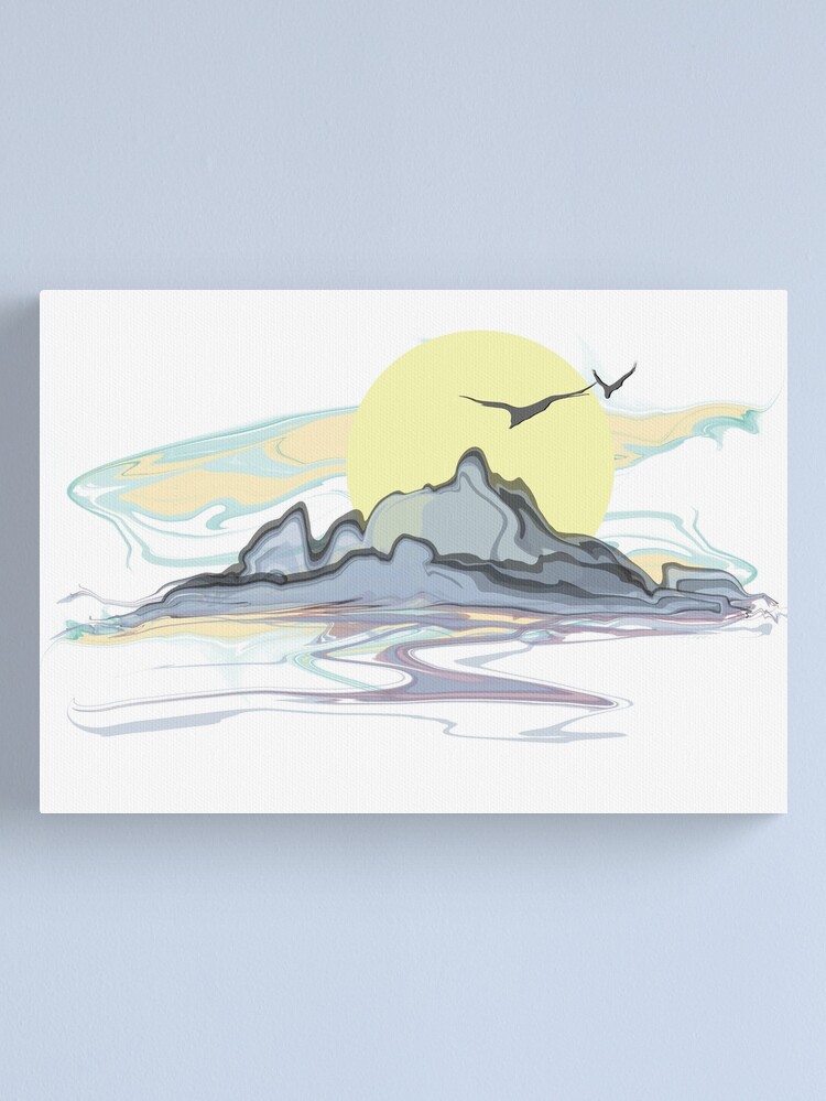 Alternate view of Super Moon - Landscape Canvas Print