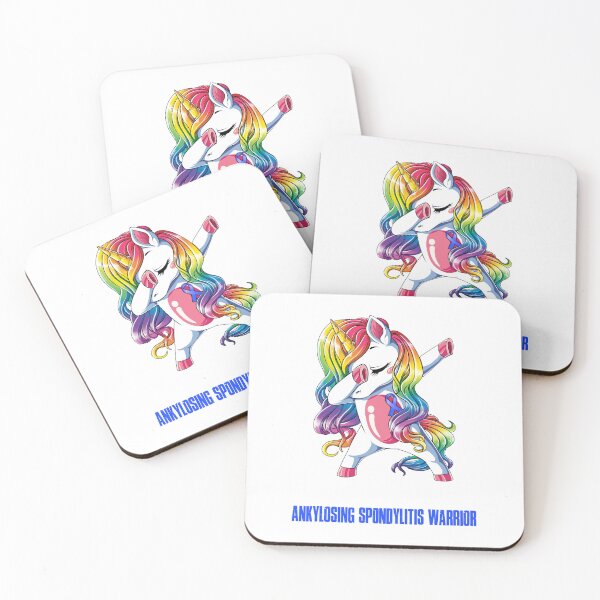 Item preview, Ankylosing Spondylitis Awareness - Unicorn Ankylosing Spondylitis Warrior Ribbon UNBREAKABLE designed and sold by Fernandezf.
