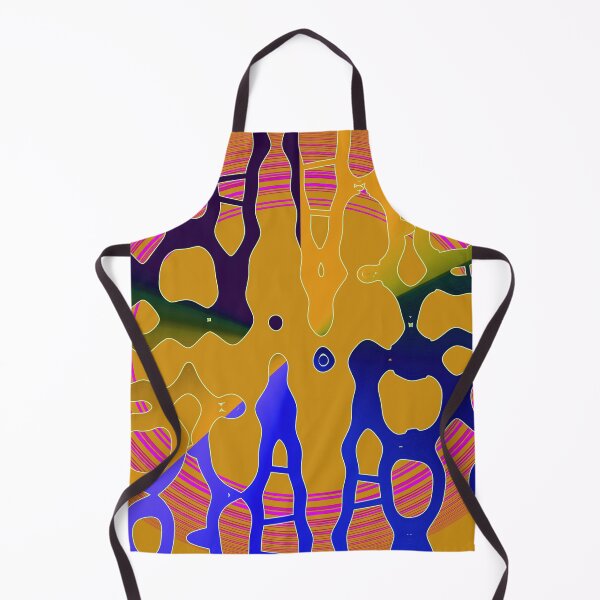 Item preview, Peach and dark blue asymmetrical geometrical shapes by Code03. designed and sold by Code03.
