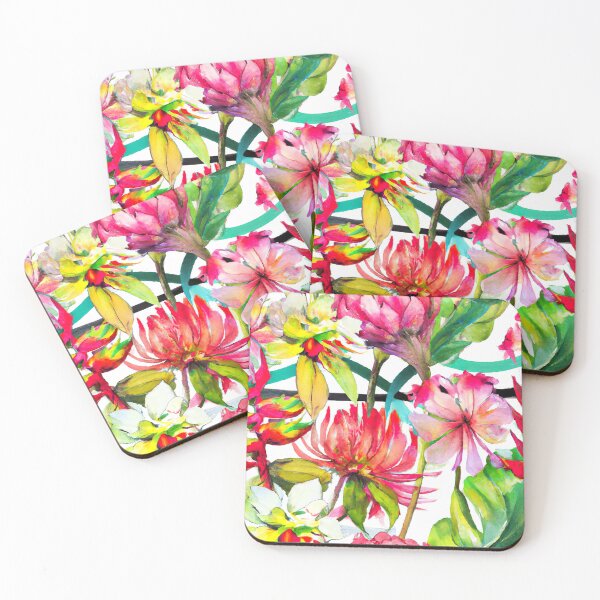 Item preview, Tropical Pink Blooms designed and sold by TsunamiBlue.