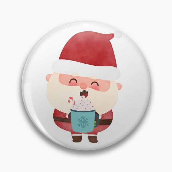 Item preview, Santa with Hot chocolate designed and sold by Calli_Designs.