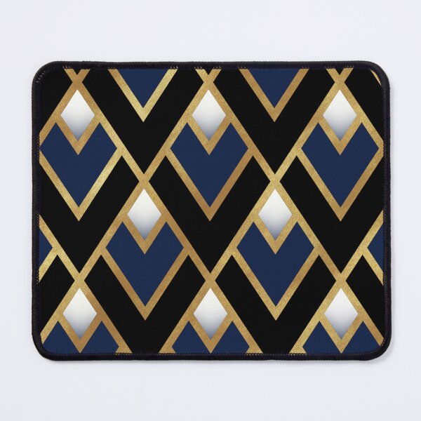 Item preview, Triangle Geometric gold cream pattern  designed and sold by TipTopTapo.