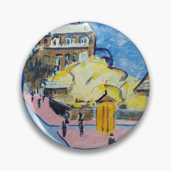Item preview,  Ernst Ludwig Kirchner Bridge on Crown Prince Embankment (Brucke am Kronprinzenufer) (1909) designed and sold by TeeARTHY.