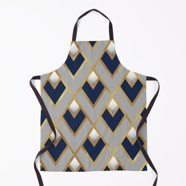 Item preview, Triangle Geometric gold cream pattern designed and sold by TipTopTapo.