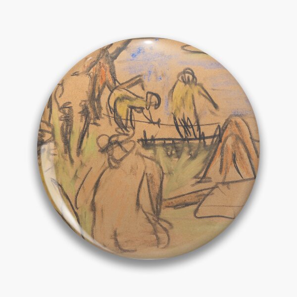 Item preview, Ernst Ludwig Kirchner Badende (1905) designed and sold by TeeARTHY.