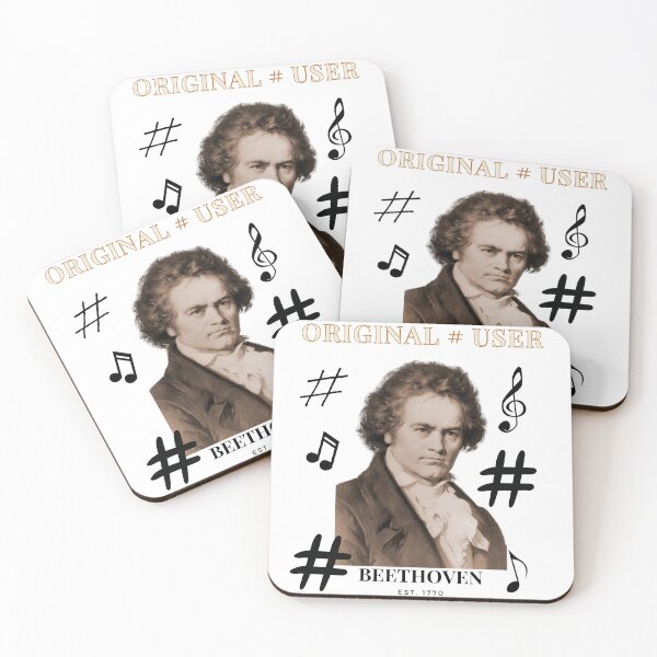 Item preview, Beethoven Hastags designed and sold by SelenaJ.