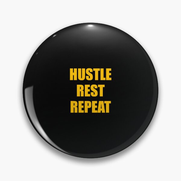 Artikelvorschau, Hustle-Rest-Wiederholung entworfen und verkauft von Inspirationmotivation.