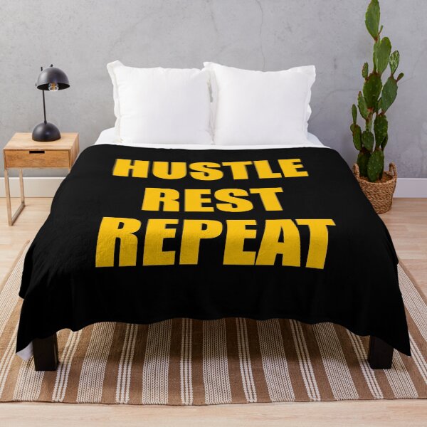 Item preview, Hustle Rest Repeat designed and sold by Inspirationmotivation.