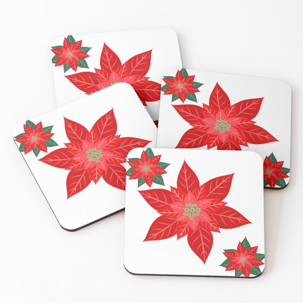 Item preview, Poinsettia Flowers designed and sold by Calli_Designs.
