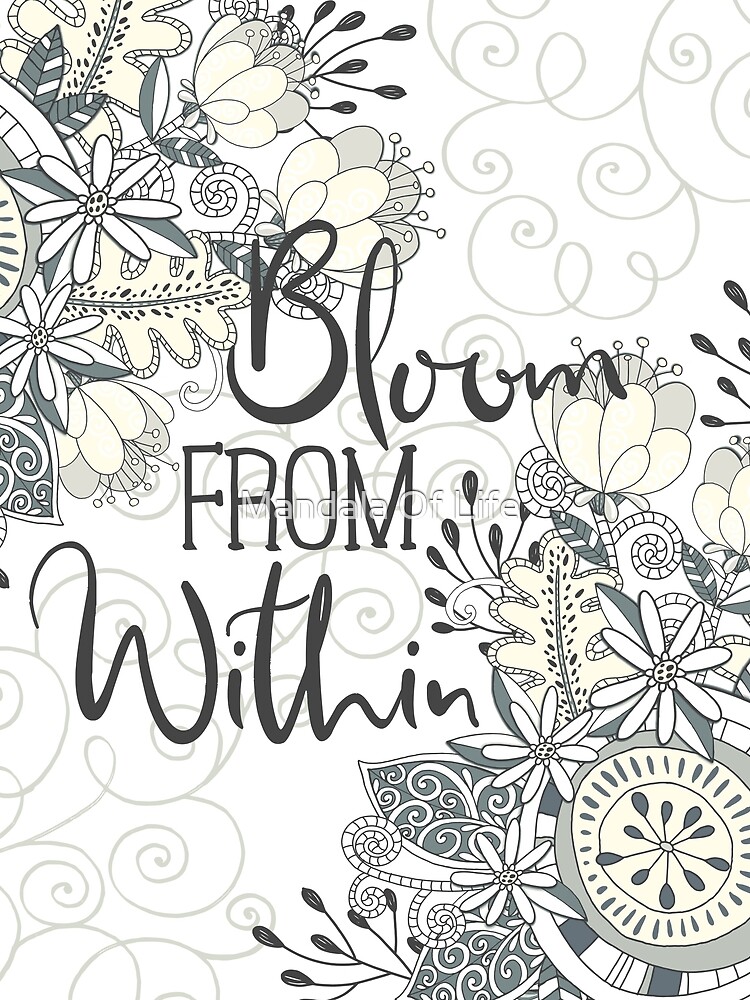 Thumbnail 4 of 4, Graphic T-Shirt, Bloom From Within designed and sold by PatternsofLife.