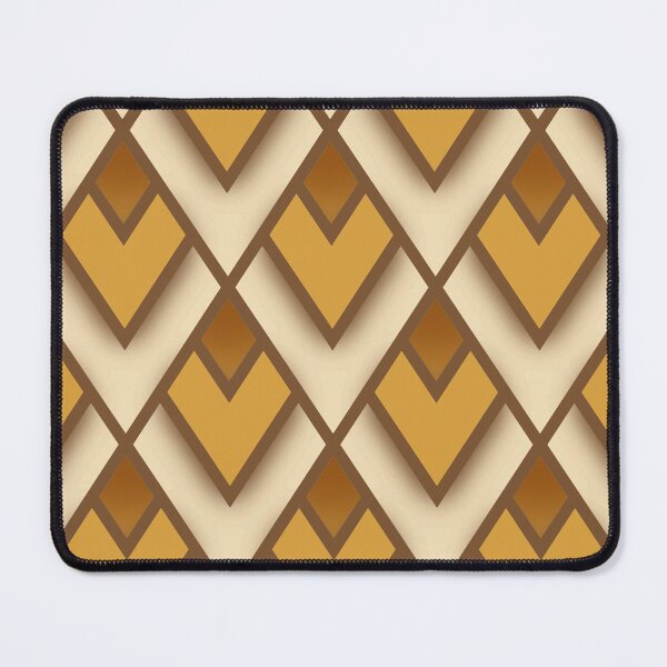 Item preview, Triangle Geometric pattern earthy colours designed and sold by TipTopTapo.
