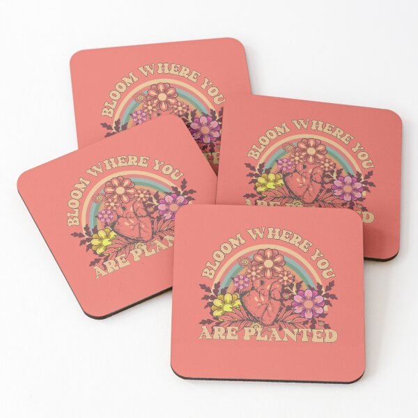 Item preview, BLOOM WHERE YOU ARE PLANTED INSPIRATIONAL QUOTE designed and sold by HomeCoquette.