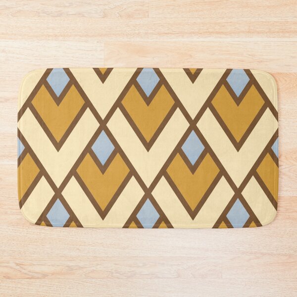 Item preview, Retro Triangle Geometric pattern earthy colours  designed and sold by TipTopTapo.