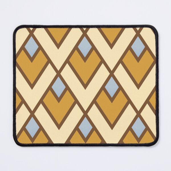 Item preview, Retro Triangle Geometric pattern earthy colours designed and sold by TipTopTapo.