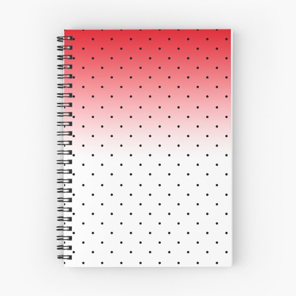 Item preview, Polka Dots on Red and White Gradient designed and sold by humnoo.