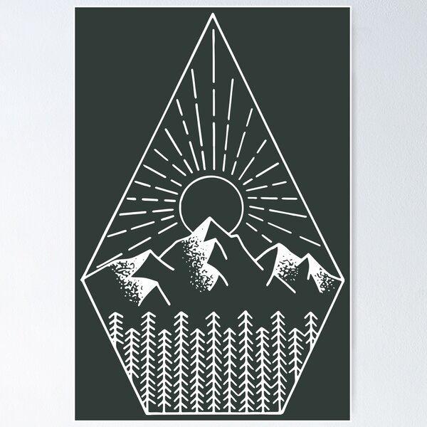 Item preview, Mountain Sunset designed and sold by doodlesbycs.