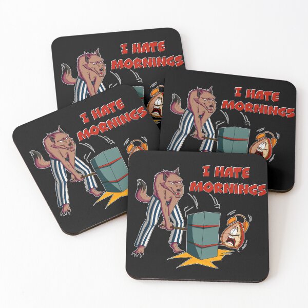 Item preview, big bad wolf - I hate mornings designed and sold by Rainorchid.