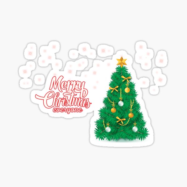 Merry Christmas Sticker