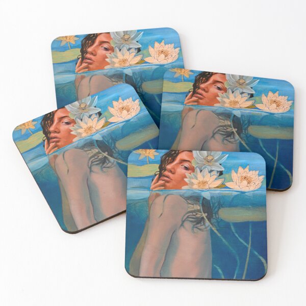 Item preview, Mermaid among the Lilies designed and sold by AmandaFineArt.