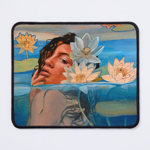 Item preview, Mermaid among the Lilies designed and sold by AmandaFineArt.