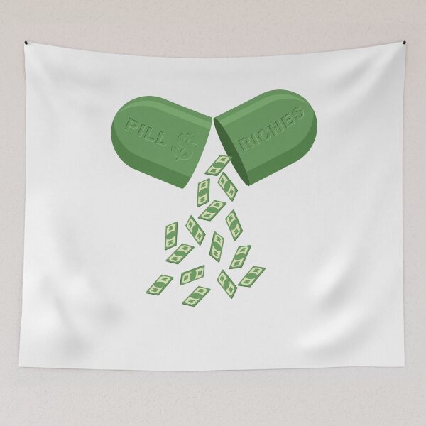Item preview, Green Money Pill designed and sold by mkzmerch.