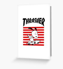 Snoopy Skateboard Greeting Card