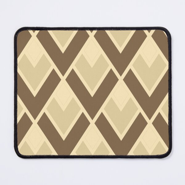 Item preview,  Retro Triangle Geometric pattern cream earthy designed and sold by TipTopTapo.