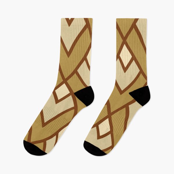 Item preview,  Retro Triangle Geometric pattern cream earthy designed and sold by TipTopTapo.