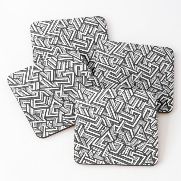 Item preview, Black and white geometric designed and sold by Bakesales.