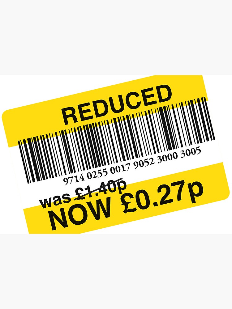 Tesco Reduced Yellow Sticker - Grab a bargain by DISORDERLDN