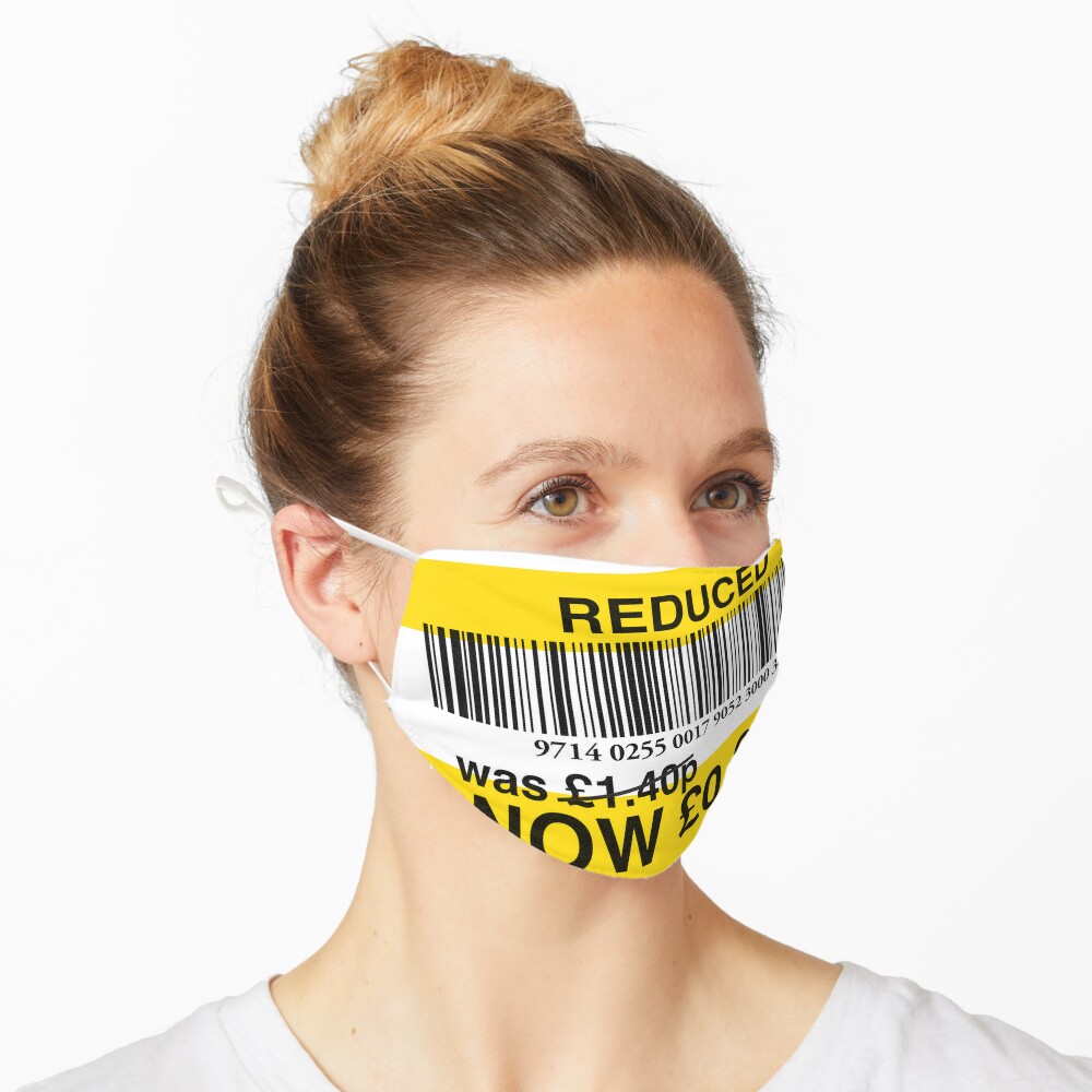 Tesco Reduced Yellow Sticker - Grab a bargain Mask