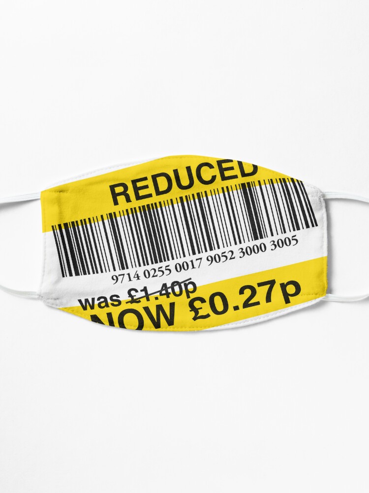 Alternate view of Tesco Reduced Yellow Sticker - Grab a bargain Mask