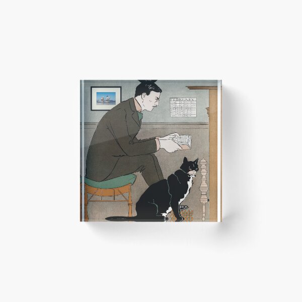 Item preview, Reading with the cat designed and sold by HofTao.