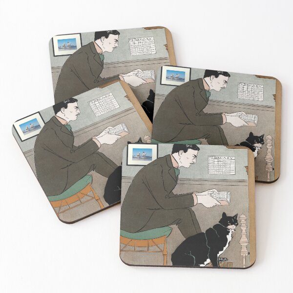 Item preview, Reading with the cat designed and sold by HofTao.