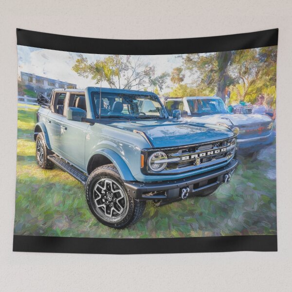 Item preview, 2022 Blue Ford Bronco Outer Banks X115 designed and sold by RichFrancoCars.