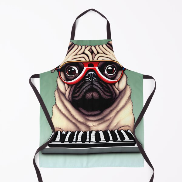 Item preview, Surprised Pug Wearing Glassess designed and sold by SurullinenArt.
