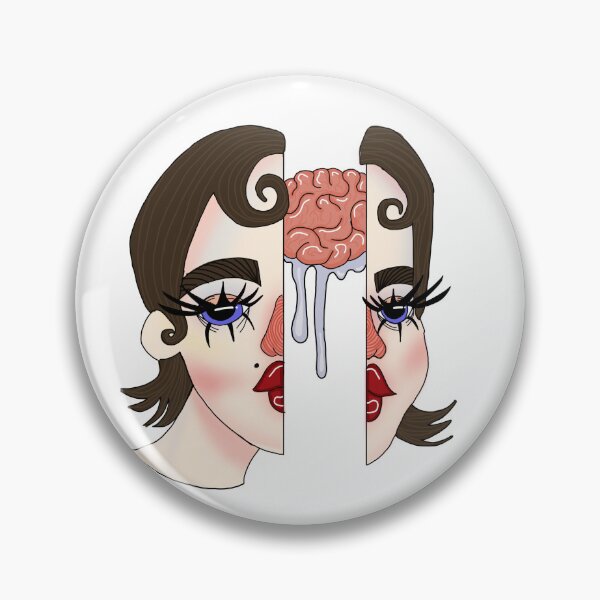 Item preview, Split face 60s brain girl  designed and sold by Cculgin-15.