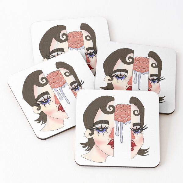 Item preview, Split face 60s brain girl  designed and sold by Cculgin-15.