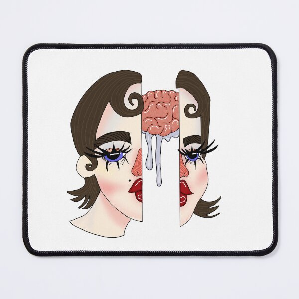 Item preview, Split face 60s brain girl  designed and sold by Cculgin-15.