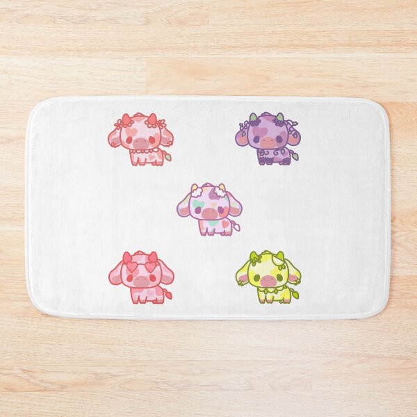 Item preview, fluffy rainbow cows set 1 designed and sold by casserolestan.