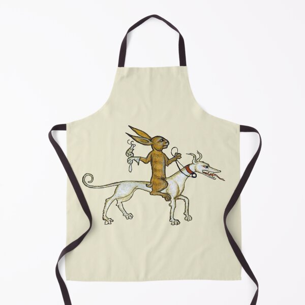 Item preview, Medieval Rabbit Riding Dog and Holding Snail designed and sold by Cat Lady Designs.