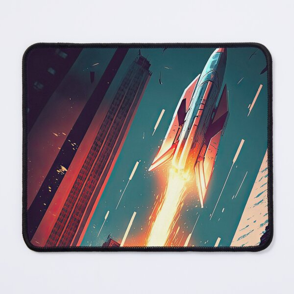 Item preview, Rocket launched from within the city designed and sold by mrlongfield.