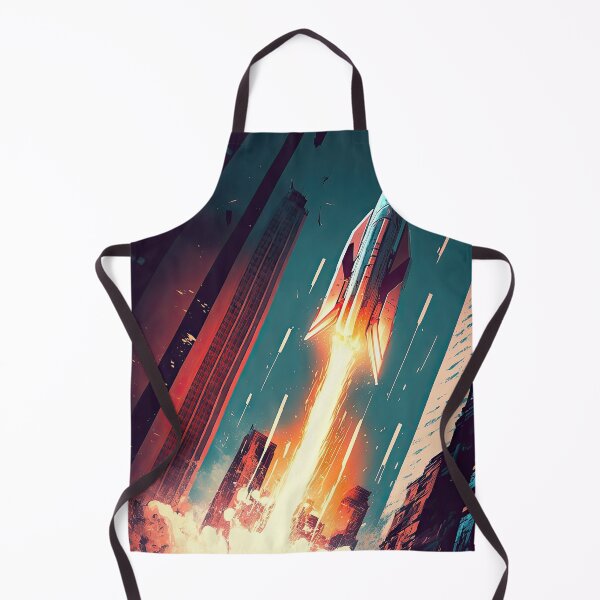 Item preview, Rocket launched from within the city designed and sold by mrlongfield.