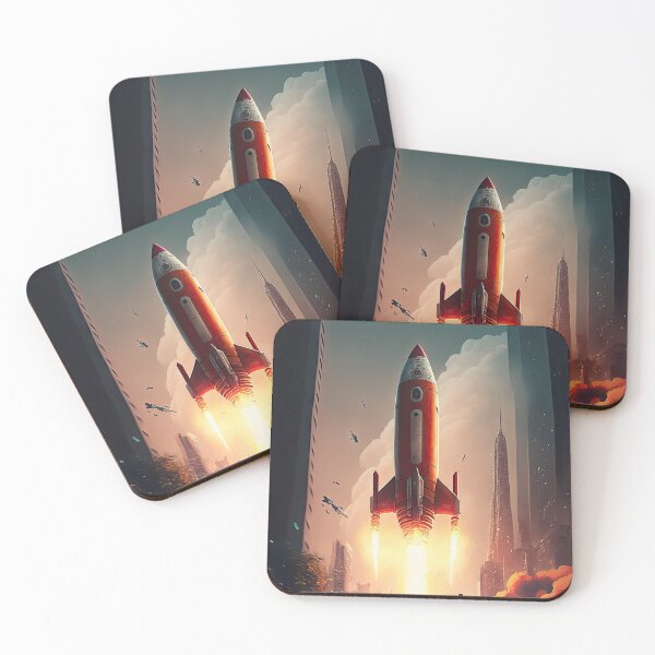 Item preview, Rocket launched from within the city designed and sold by mrlongfield.