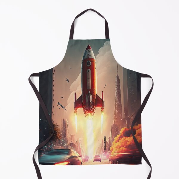 Item preview, Rocket launched from within the city designed and sold by mrlongfield.